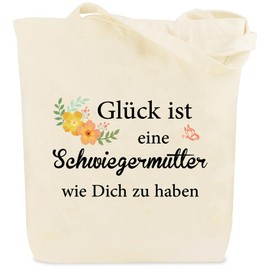 kEUkunHA Gift Mother in Law Mother's Day Gifts for Mum Thank You Gifts Valentine's Day Women's Day Gift Christmas Gifts New Year Birthday Easter Gift Tote Bag for Mother in Law, natural