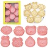 MIANXIAOXIN 8 Pcs Animals Cookie Cutters Cartoon Fun Biscuit Moulds