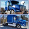 Door Mirror Chrome Cover fit for 2013-2022 Peterbilt 579 Truck