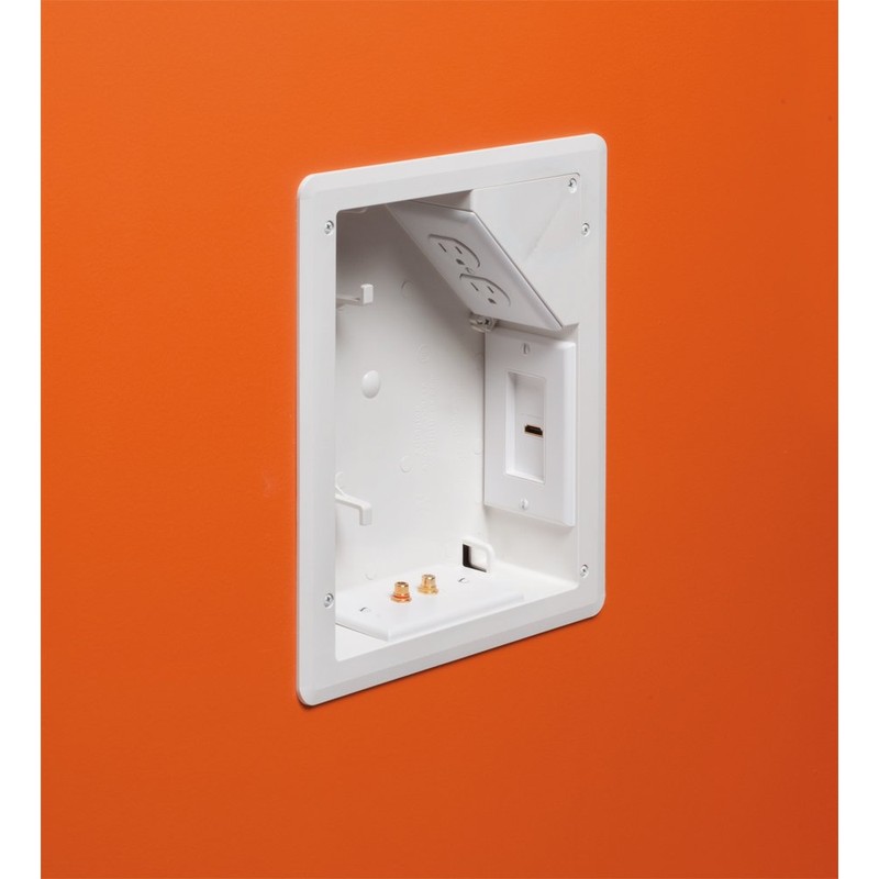 Arlington TVBU810-1 TV Box with Flange for Home Theater Installations,