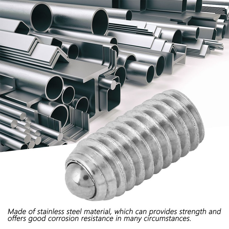 20pcs set Stainless Steel Thread Hex Spring Ball Plunger Screw