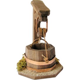 FADEDA Boom Fountain/Height: 8 cm/Hand-Painted/Detailed Nativity Scene Figures - Christmas Table Decoration Nativity Accessories