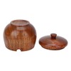 Sour Jujube Wood Condiment Jar Japanese Safe Dustproof Classic Flip