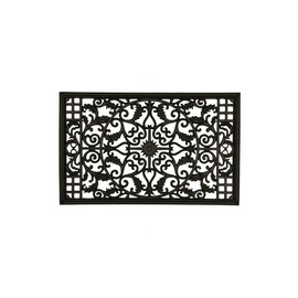 Nuvo Iron Decorative Insert for Fencing, Gates, Home, Garden - Rectangle, 15" X 24", Black