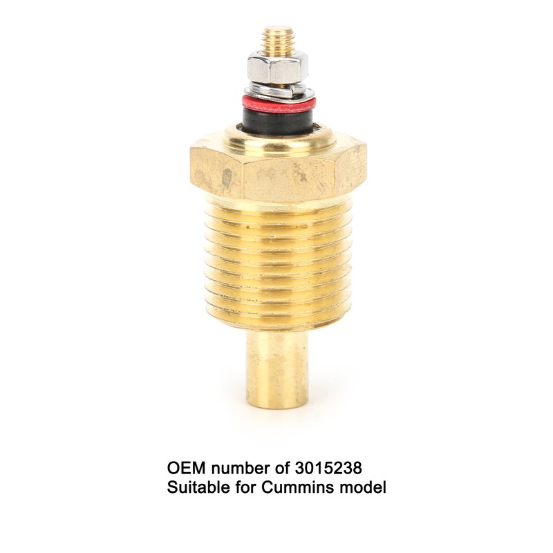 Water Temperature Sensor for Cummins Excavator Accessories 3015238 6‑36v TOSD‑08‑018