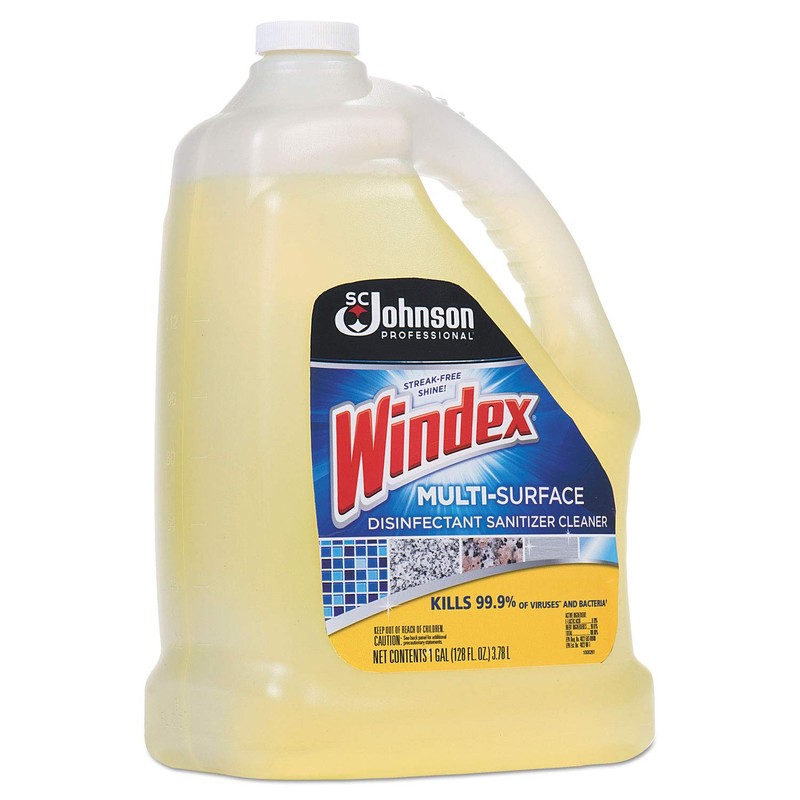 Windex Cleaner Disinfectant, 128 Oz. Bottle