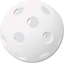 Plastic Training Balls White - 9" Baseball (Set of 6)