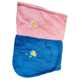 VISHARA Microfiber Hair Drying Towel, Triangular Shape, Quick Dry Anti-Frizz Hair Wrap, 25 x 65 cm