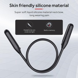 Xmenha Around The Neck Headphones Bluetooth Earbuds Neckband Wireless Neck Band Bluetooth Earbuds Wireless with Neckband Ear Buds Behind Over The Neck Bluetooth Headphones