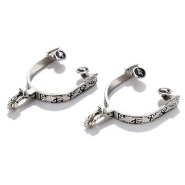 Espuelas de caballo de acero inoxidable, Espuelas de caballo para botas de hombre, Espuelas de vaquero para hombres, Espuelas de vaquero para montar a caballo para hombres, Espuelas