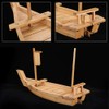 BIPEGE Wooden Sushi Boat Serving Tray, 24 Inch Sushi Plate