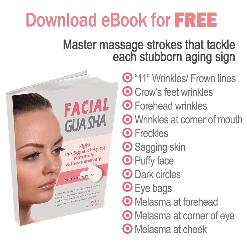 Anti-Aging Gua Sha Tools for Face with Problem-Specific Instructions