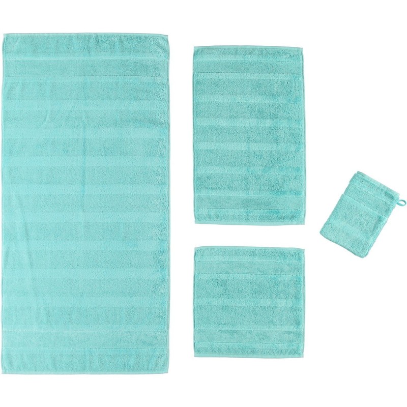 Cawö hand towel turquoise size 50x100 cm