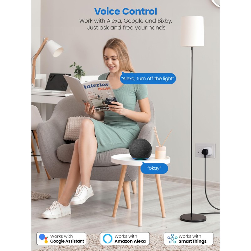 Smart Plug Alexa Plugs, EIGHTREE Smart Plugs That Work With