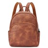 Telena Small Backpack Purse for Women Cute Mini Leather Backpack