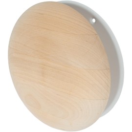 Repa Market ø4" Inch Wooden Air Diffuser - Adjustable Black Alder Wood Tree Sauna Air Vent Cover - Air Intake, Supply and Exhaust Indoor Ventilation Deflector - Round Ducting Home Sauna Accessories