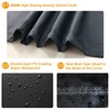 Kipiea Fire Pit Covers Round Outdoor Waterproof Fire Bowl Cover