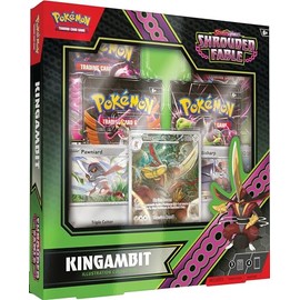 Pokémon TCG: Scarlet & Violet—Shrouded Fable Kingambit Illustration Collection (1 Full-Art Foil Promo Card, 2 Foil Cards & 4 Booster Packs)
