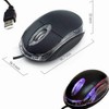 ANRANK UM2030AK Black USB Optical 3-Button 3D Mouse Scroll Wheel
