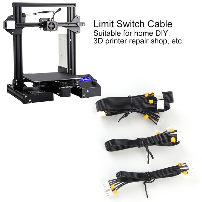 3Pcs Limit Switch Connecting Cable for Ender 3 XYZ 3D
