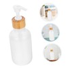 BIUDECO Sturdy Plastic Pump Bottles 2 Pack Lotion Shampoo Bottles