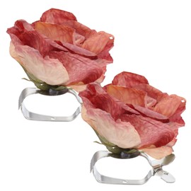 ULTECHNOVO 2Pcs Curtain Flower Clips Curtain Tiebacks for Decor Sturdy Buckles to Keep Curtains Tidy and Clean for All Curtain Types Design