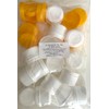 15 ointment containers, cream containers, ointment pot, flat, 35 ml