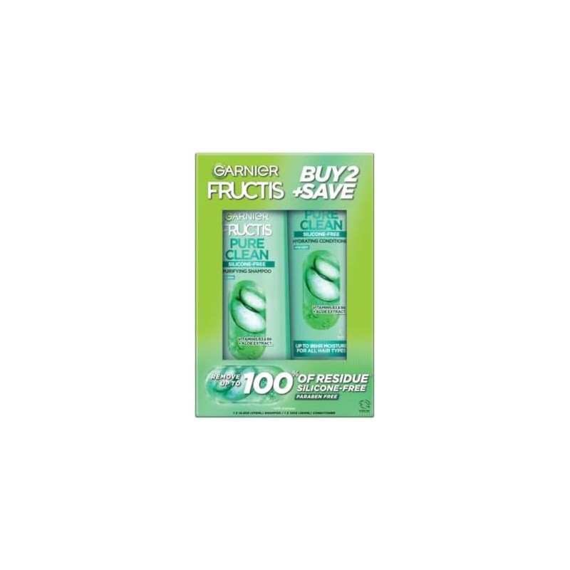 Garnier Fructis Shampoo y Acondicionador Pure Clean