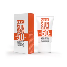 CEVI Daily Sun Cream, SPF 50+ PA++++, Moisturising UVB/UVA Protection, Paraben Free, 50ml