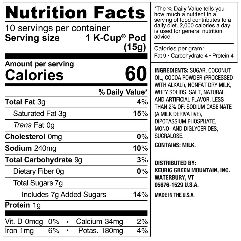Swiss Miss Peppermint Hot Cocoa, Keurig Single-Serve K-Cup Pods, 10