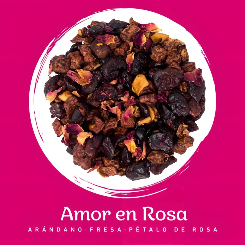 Tisana Frutal Marina Amor En Rosa 500g con Arándano y