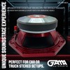 GAMA AUTOPARTS 8" High-Performance Midrange Octagonal Speaker - 1200W Max,