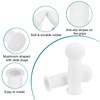 HARFINGTON 2 Pairs Bike Handlebar Grips 4.33" Non-Slip Rubber Mushroom