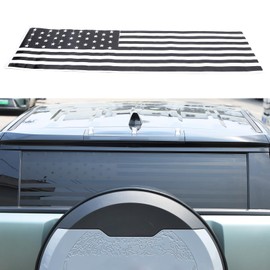 Rear Window Decal Stickers Compatible with 2024 2025 Hummer EV Car Back Window Decorative Sticker Back Window Glass American Flag Style Decals Exterior Accessories