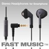 Elecom EHP-F10IMABK Semi-Open Earphones with Mic Stereo φ3.5 mm Driver