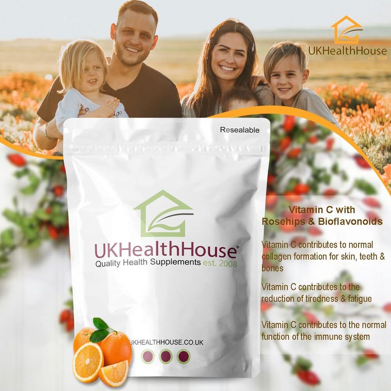 Vitamin C Rosehips & Bioflavonoids - 1000mg x 120 -
