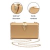 Beaguful Women's Fashion Evening Bags with Golden Leaves Crossbody Shoulder