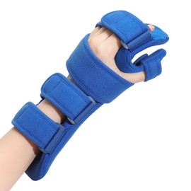 Fanwer Resting Hand Splint, Stroke Hand Therapy Equipment for Stroke Recovery Patients, Carpal Tunnel Syndrome, Arthritis, Tendinitis, Metacarpal Breaks