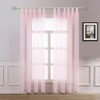 Megachest sheer Voile Tab Top Curtain(LIGHT PINK, 56" wideX72 drop(W142cmXH183cm))
