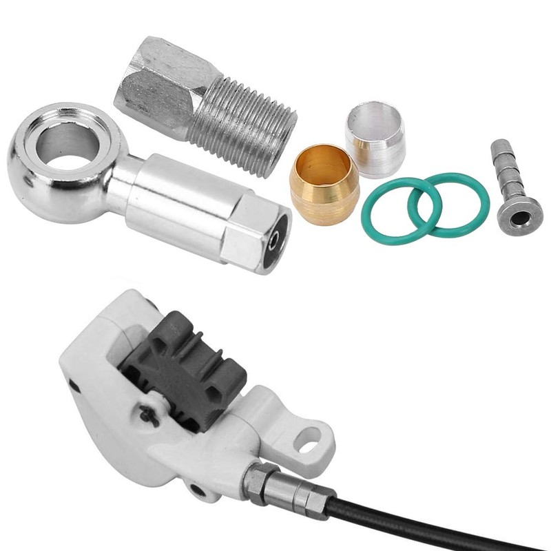 Brake Hose Kit Banjo Bolt Copper Olive Hose Adapter Bicycle