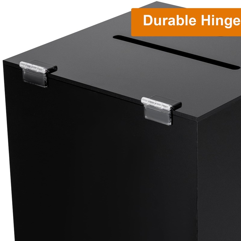 Acrylic Donation Box, 10" X 10" X 10" Ballot Suggestion