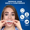 Professional Teeth Whitening Strips, 28 Peroxide-Free Whitening Strips, Enamel Safe