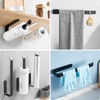 On and Off Premium Kitchen Roll Holder, No Drilling Required,