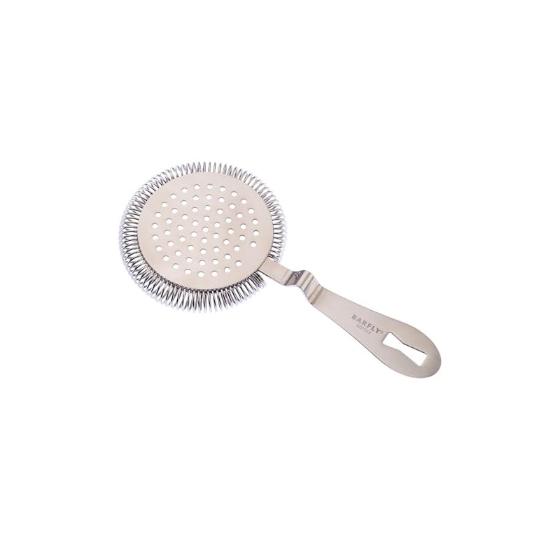 Barfly Deluxe Antique Hawthorne Spring Strainer, Stainless Steel