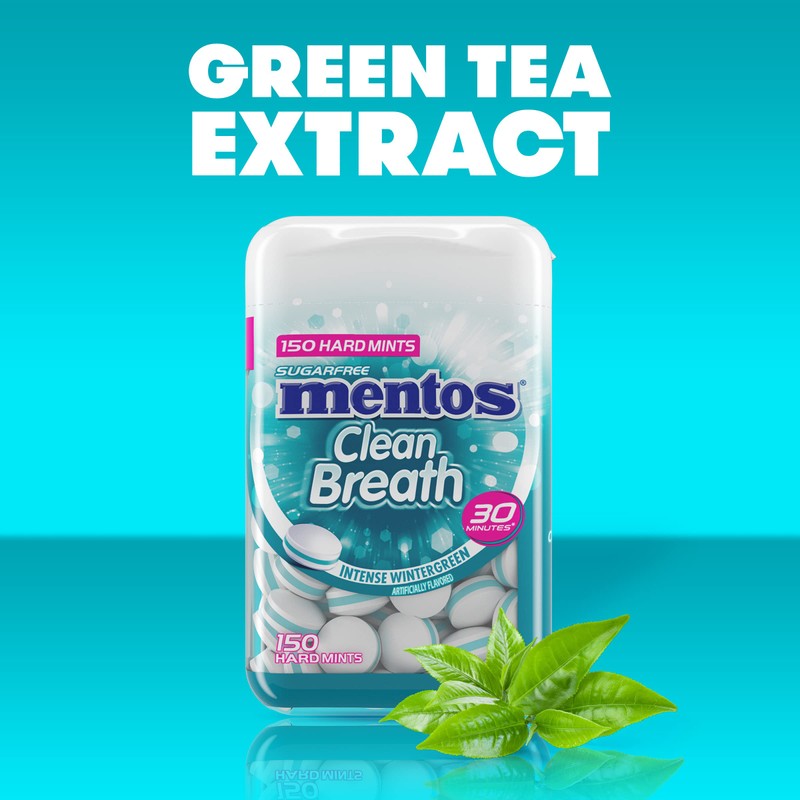 Mentos Clean Breath Holiday Hard Mints, Christmas Stocking Stuffers for