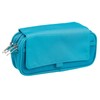 Idena 23911 Pen Case with 4 Compartments, Zip and Velcro