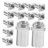 SUPVOX 100 Pcs Replacement Tom Lug Swivel Nuts Floor Drum