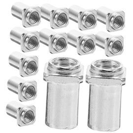 SUPVOX 100 Pcs Replacement Tom Lug Swivel Nuts Floor Drum Supply Drum Stand Sleeve Hipshot Locking Tuners Electric Guitar Tuner Floor Drum Accessory Tools for Iron M5 Ballad