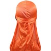 Men Silk Durag Long Straps Bandanas for Men Headwear Waves