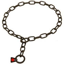 Herm. Sprenger Black Stainless Steel Fur Saver Collar - 51541 (57) 1/9 inch (3 mm) - Size 20 inch (50 cm) for Dogs with Neck Size of 16-17 inch (40-43 cm)